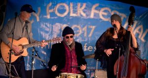 band at Filey folk festival