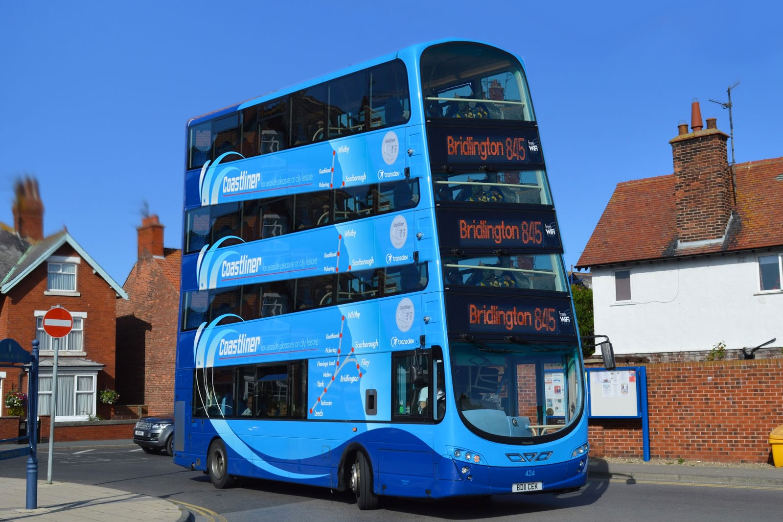 New Quad Decker Coastliner To Be Trialed In Filey Scarborough And Whitby Filey