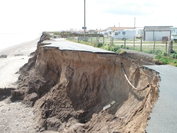 coastal erosion at Skipsea