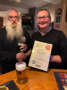 Star receiving rural pub of 2019 award