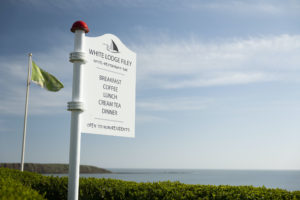 Sign at White Lodge, Filey