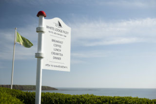 Sign at White Lodge, Filey