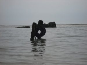 Ship wreck Filey Bay