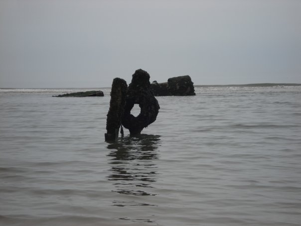 Ship wreck Filey Bay