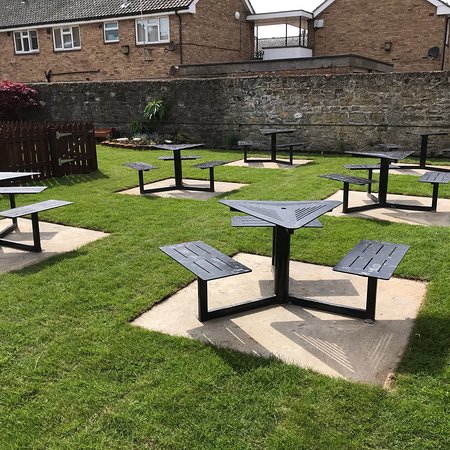 Beer garden at The Star, Filey