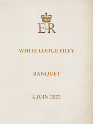 jubilee banquet menu cover